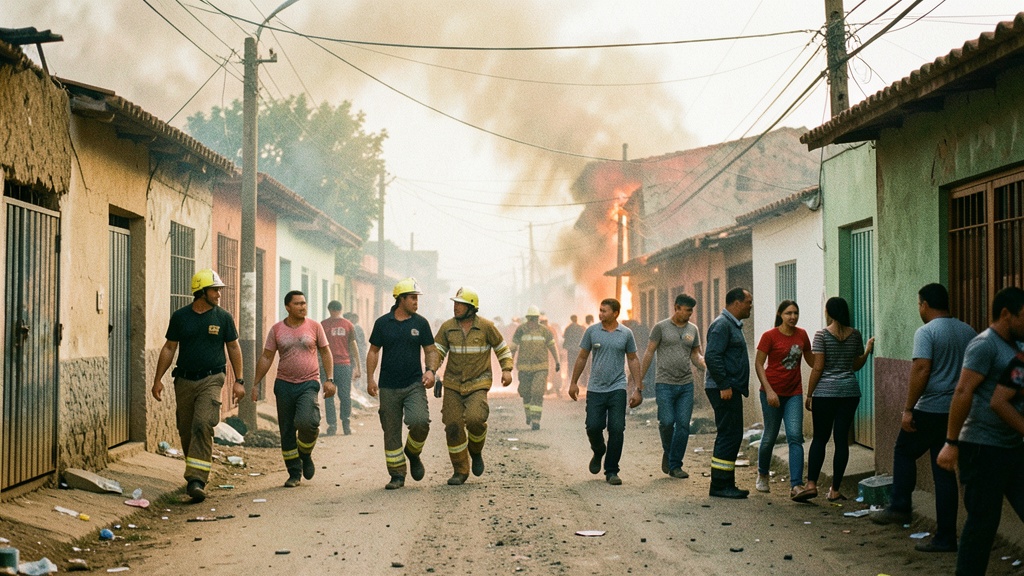 Vecinos y bomberos arriesgan vidas para salvar a madre y bebé en Isidro Ayora