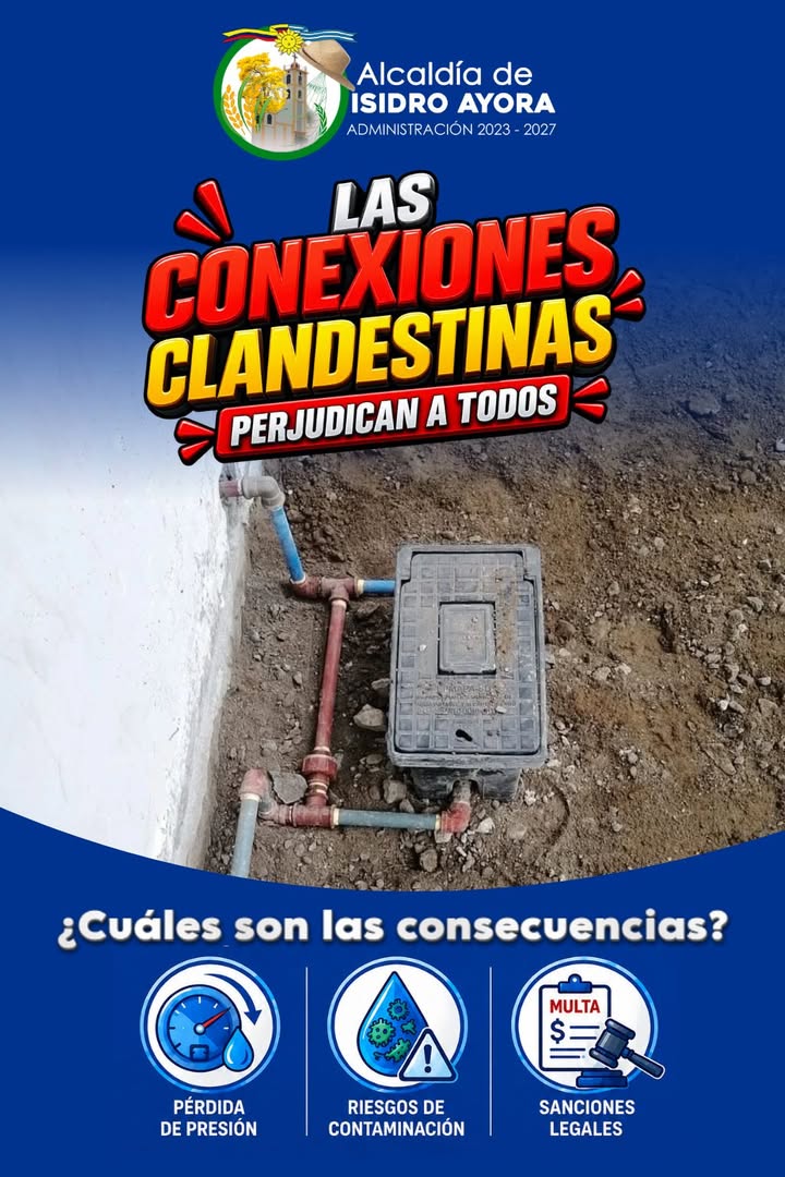 Isidro Ayora advierte sobre riesgos de las conexiones clandestinas de agua