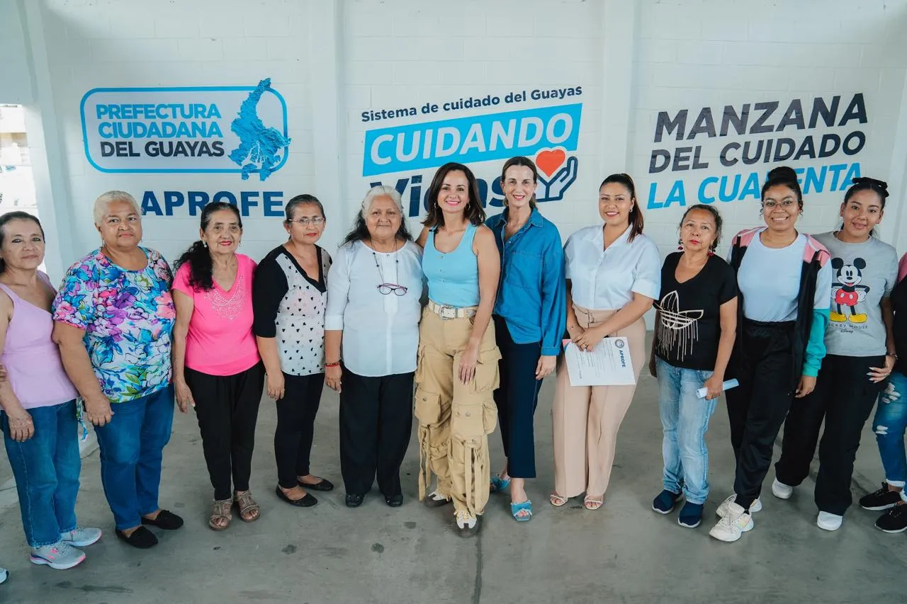 Prefectura inaugura Manzana del Cuidado en Febres Cordero para apoyar a madres trabajadoras