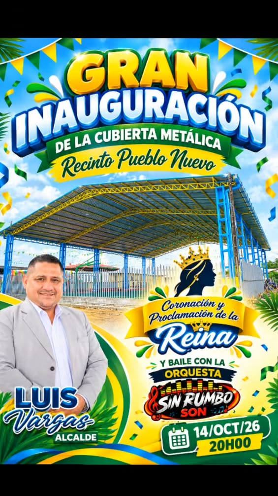 Cubierta metálica de Pueblo Nuevo abre sus puertas para mejorar servicios