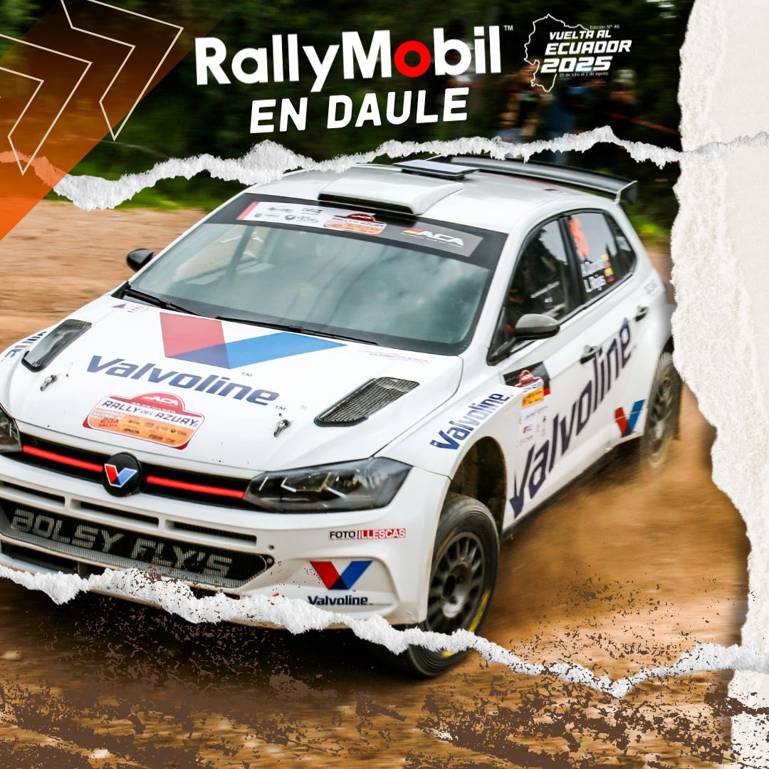 Rally Mobil Vuelta al Ecuador 2025 llega a Daule-La Aurora este sábado